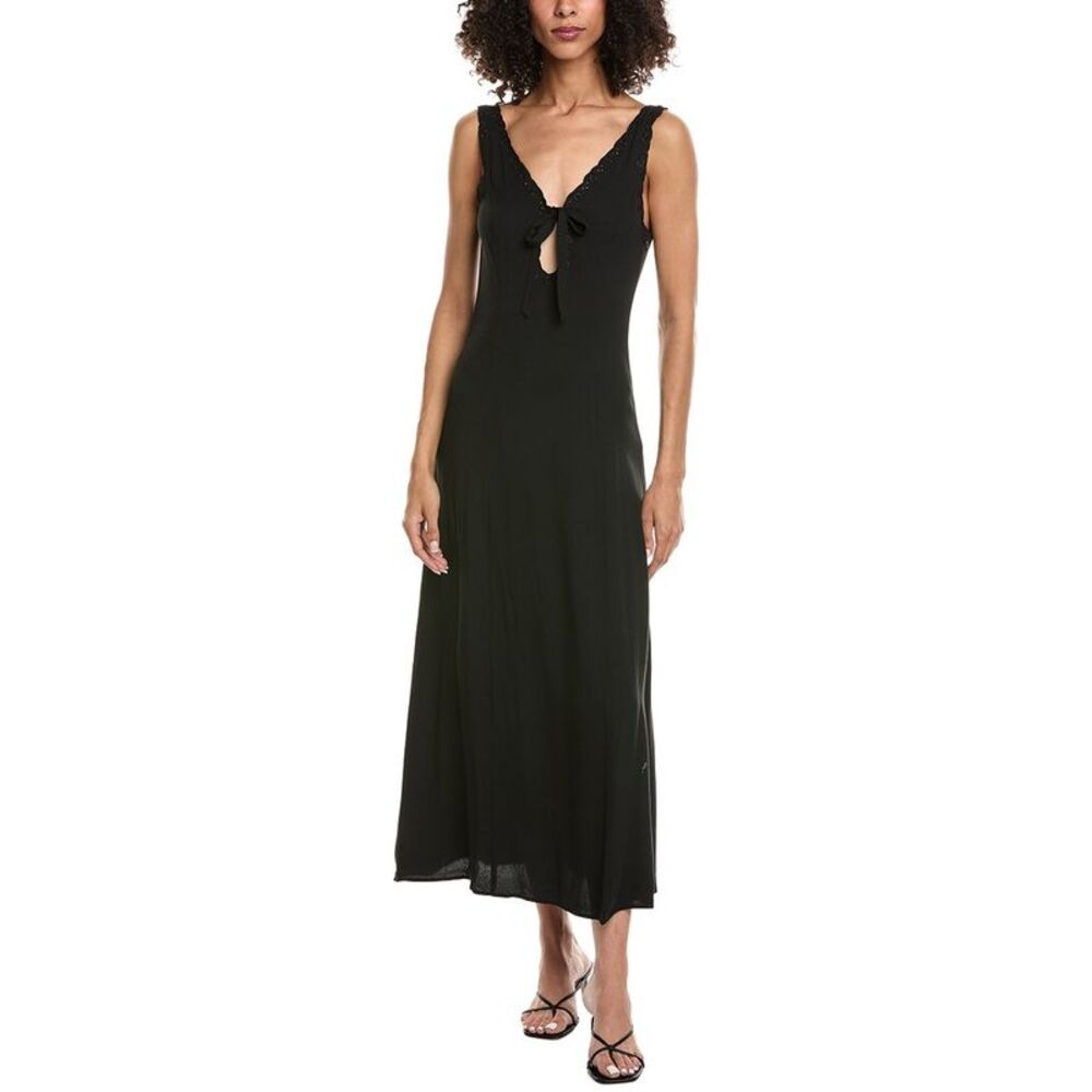 Kourt Womens  Louisa Midi Dress, Black
